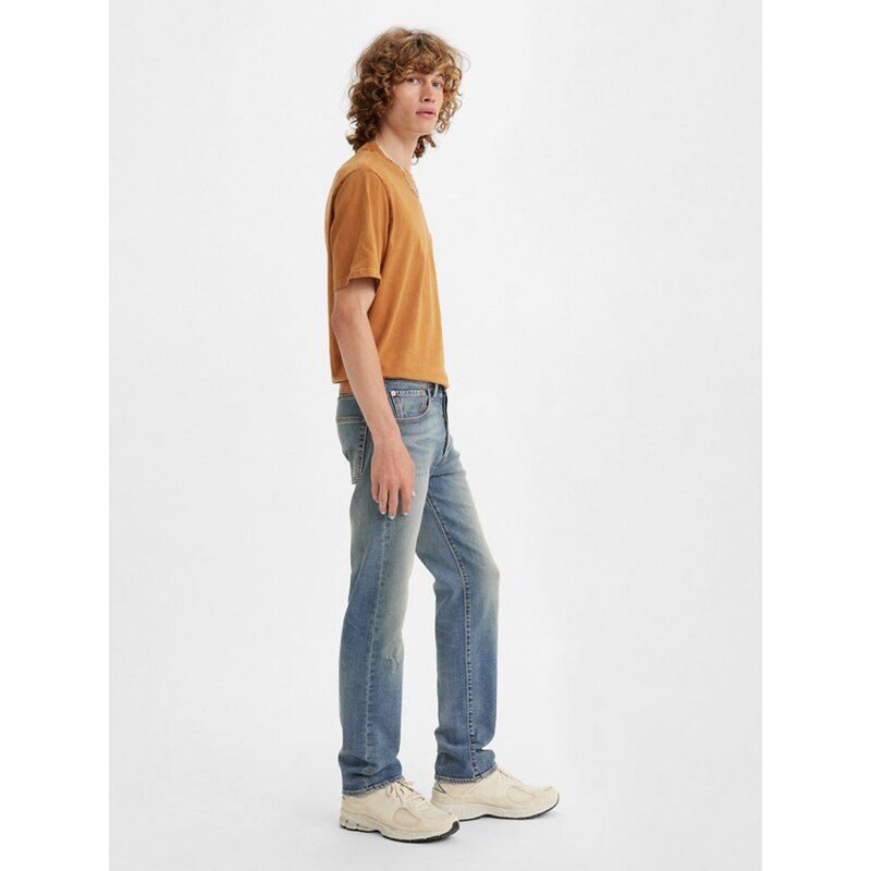 Levi's Modré pánské džíny Levi's 501 Levisoriginal Medium - Pánské