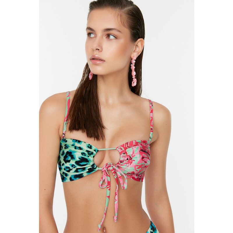 Bikiny vrchní díl Trendyol Leopard print