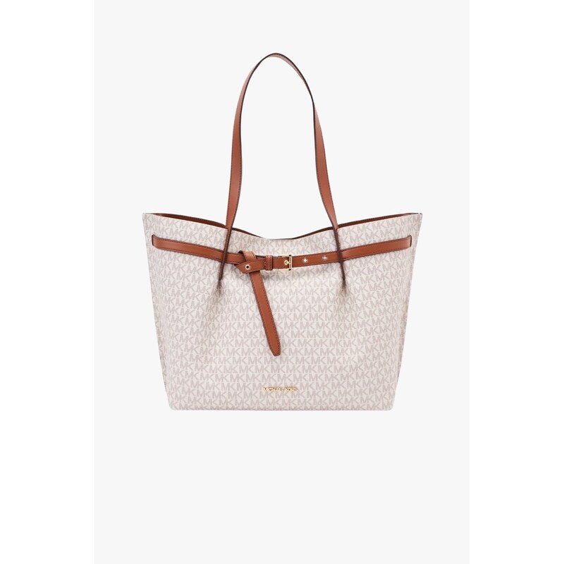 Michael Kors EMILIA large tote vanilla monogram dámská kabelka