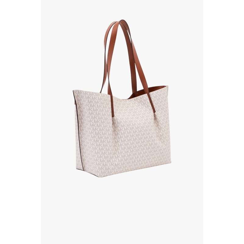 Michael Kors EMILIA large tote vanilla monogram dámská kabelka