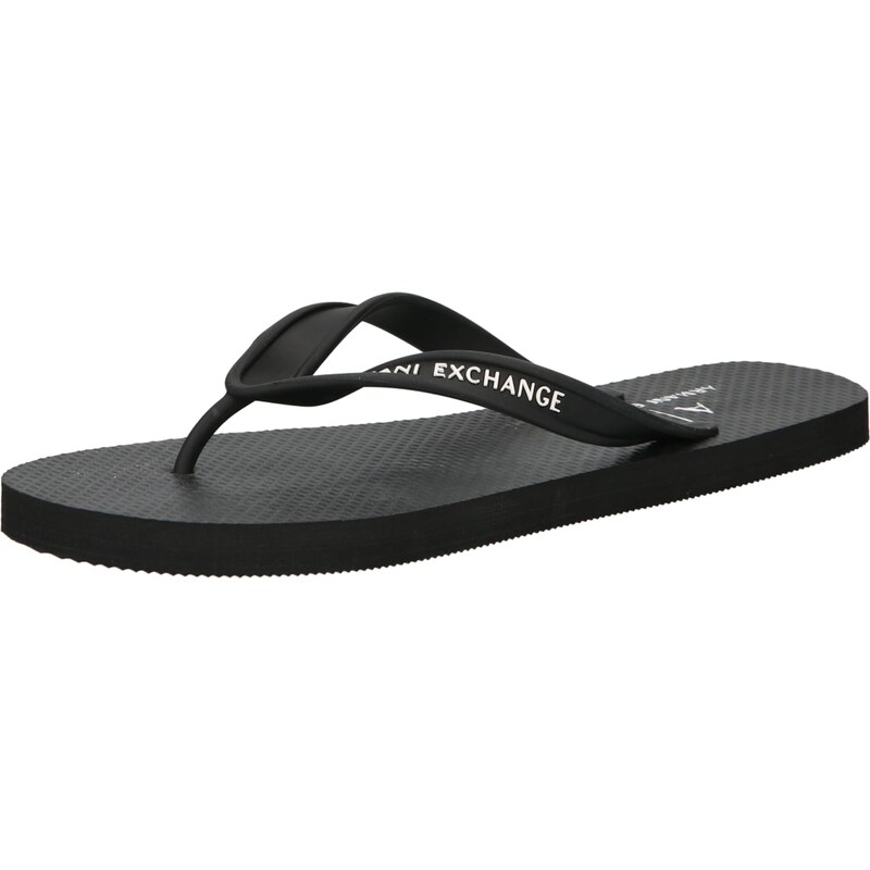 ARMANI EXCHANGE Žabky černá / bílá 112758427