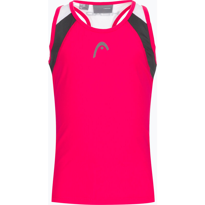 HEAD Club 22 Tank Top dětské tenisové tričko růžové 816411