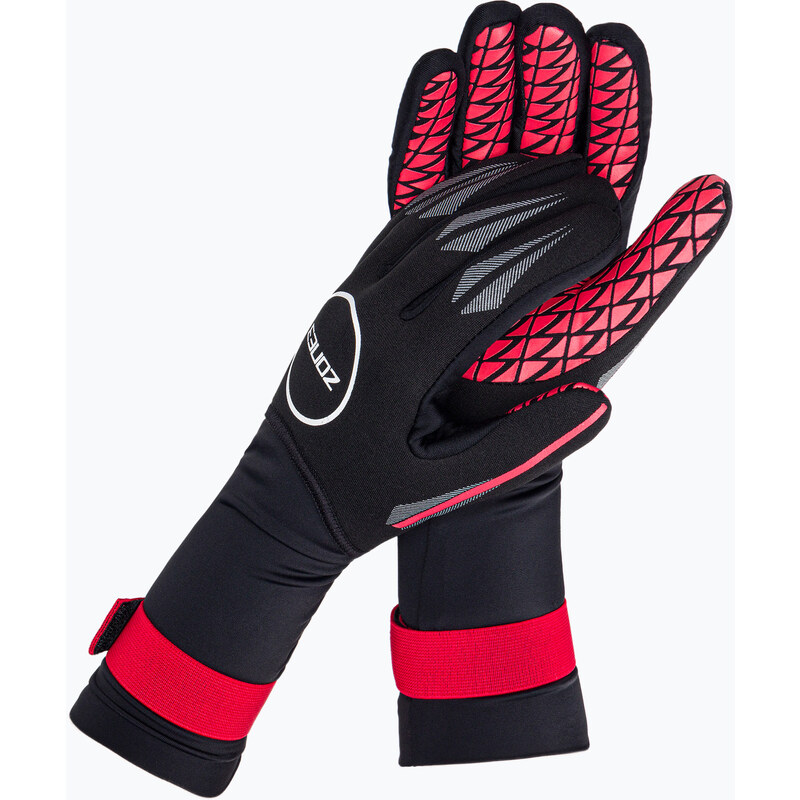Neoprenové rukavice ZONE3 Neoprene Swim black/red