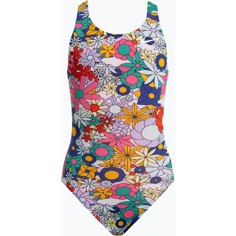 Dětské jednodílné plavky Nike Multiple Print Fastback Lapis