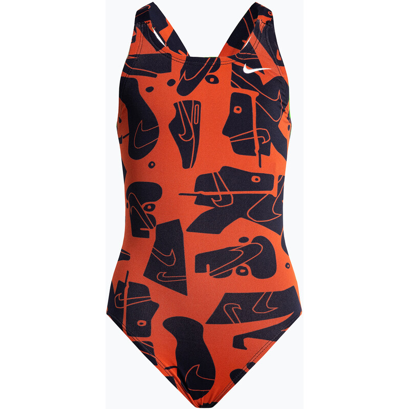 Dětské jednodílné plavky Nike Fastback s vícenásobným potiskem