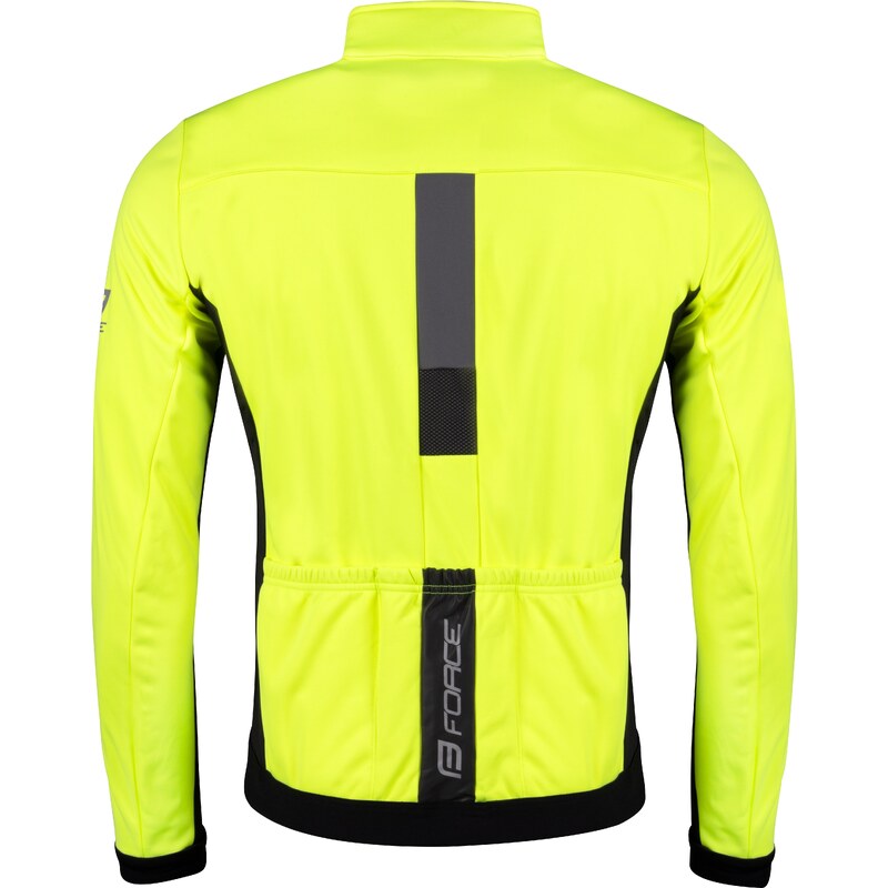 Force - bunda frost softshell, fluo-černá