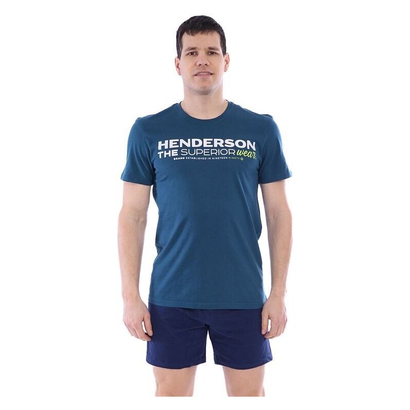 Henderson Pánské pyžamo Fader modrozelené