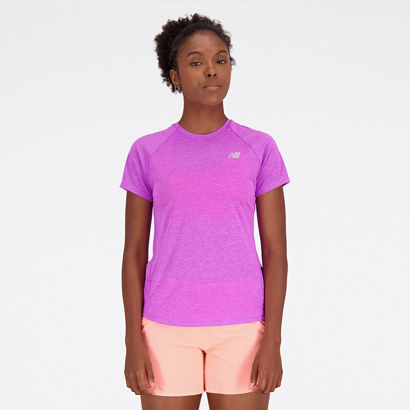 Dámské tričko New Balance WT21262OOR – fialové