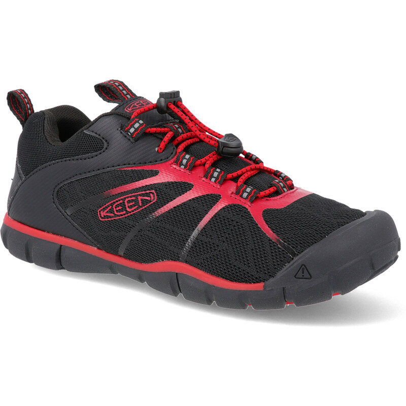 Sportovní tenisky Keen - Chandler CNX C black/red carpet černé vegan