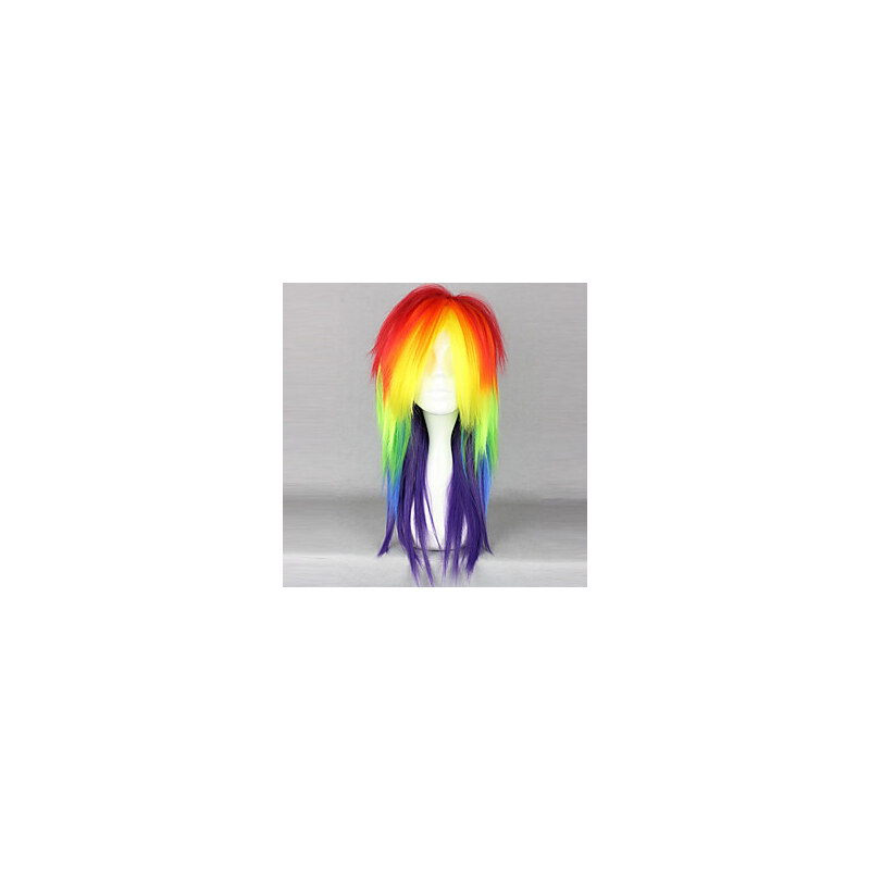 LightInTheBox Rainbow Straight Punk Lolita Wig
