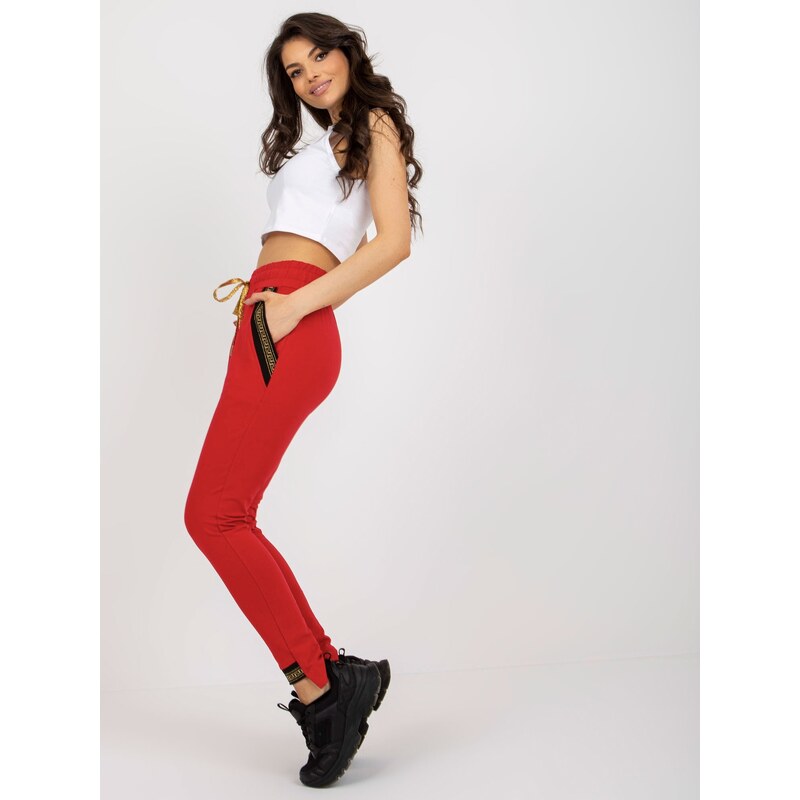 RELEVANCE Sweatpants-RV-DR-6173.71-red