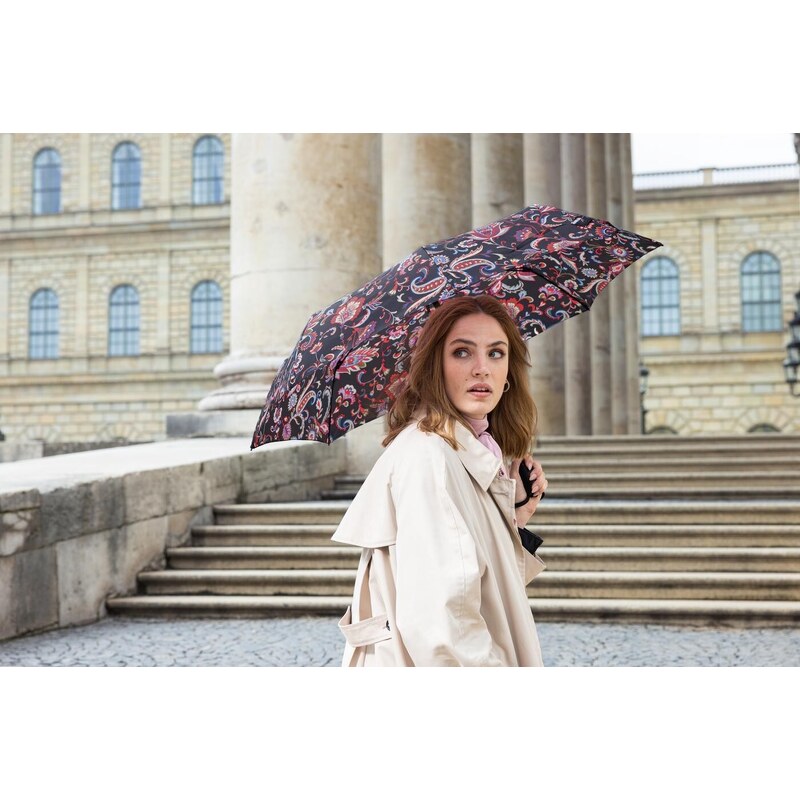 Deštník Reisenthel Umbrella Pocket Duomatic Paisley black