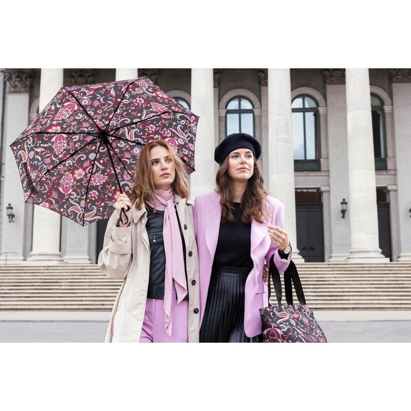 Deštník Reisenthel Umbrella Pocket Duomatic Paisley black