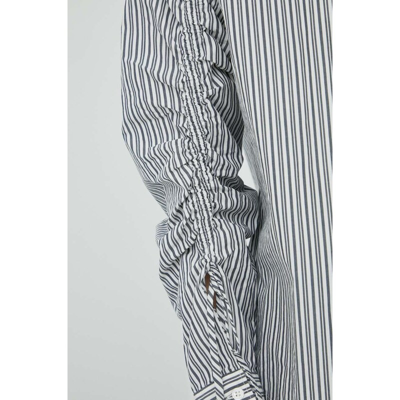 Košile Levi's šedá barva, relaxed, s klasickým límcem
