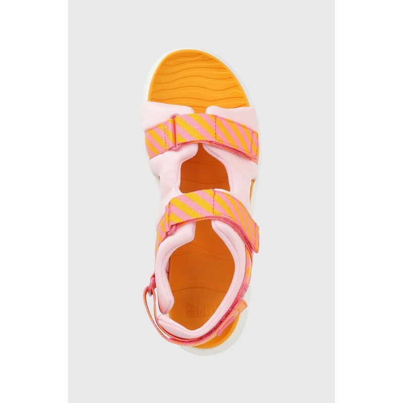 Dětské sandály Camper Oruga oranžová barva