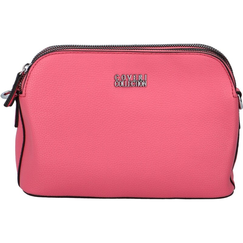 Coveri World Pevná dámská crossbody kabelka sytě růžová - Coveri Layla 81590879