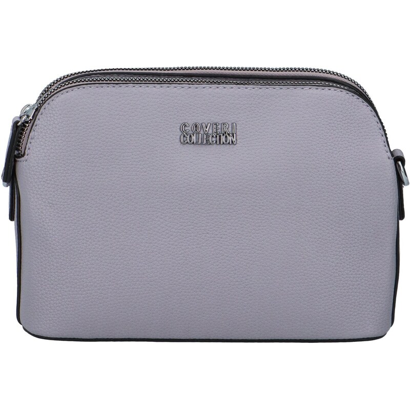 Coveri Pevná malá dámská koženková crossbody Rompo, fialová