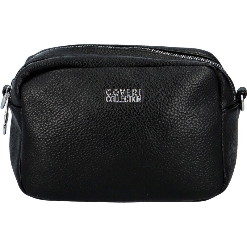 Coveri Jednoduchá malá dámská koženková crossbody Abalo, černá 80424013