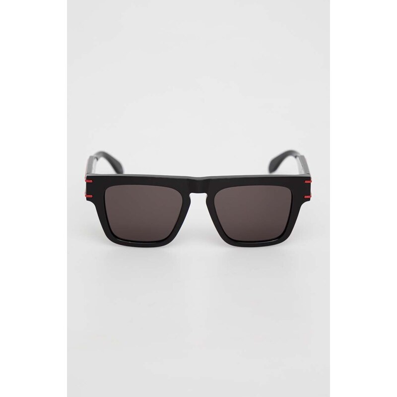 Sluneční brýle Alexander McQueen pánské, černá barva