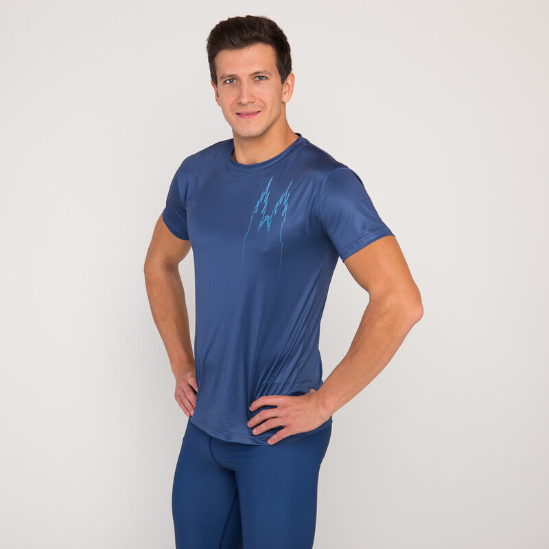 BEST:TIME Pánské sportovní tričko s Týnem - modré