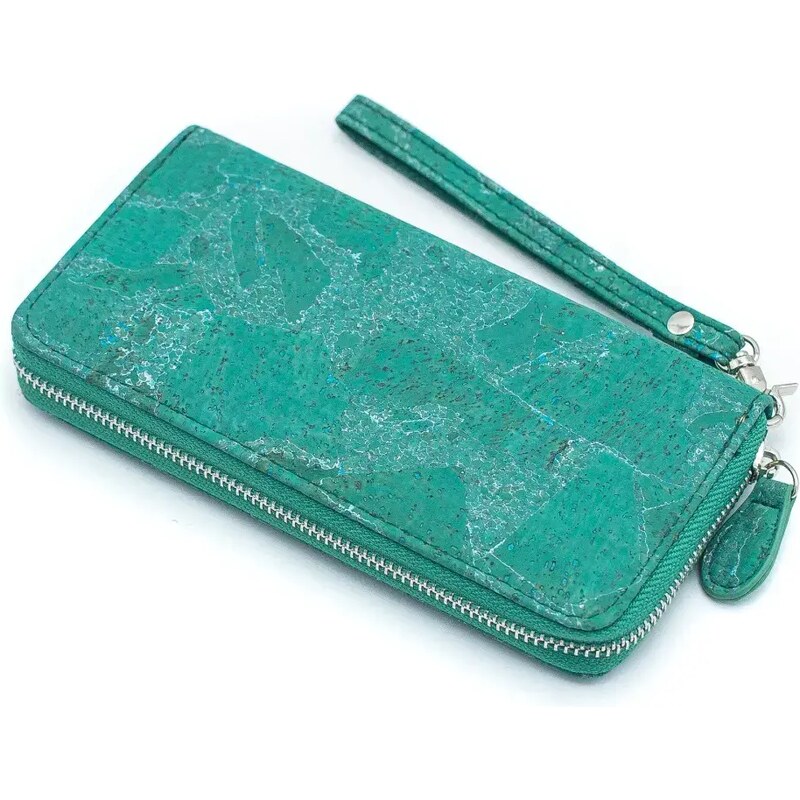 Cork Korková peněženka Exquisite green