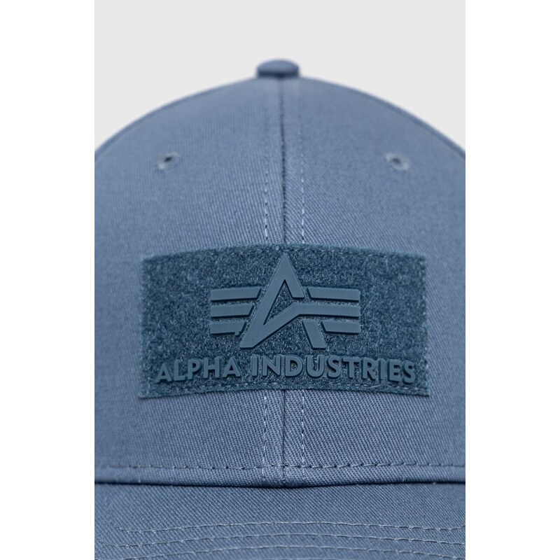 Bavlněná čepice Alpha Industries s aplikací