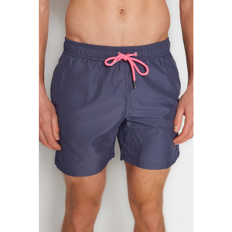 Trendyol Anthracite Basic Standard Size Swim Shorts