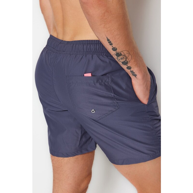 Trendyol Anthracite Basic Standard Size Swim Shorts