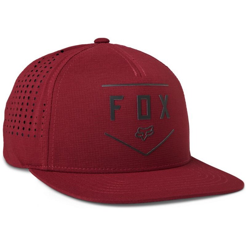 KŠILTOVKA FOX Shield Tech Snapback - vínová