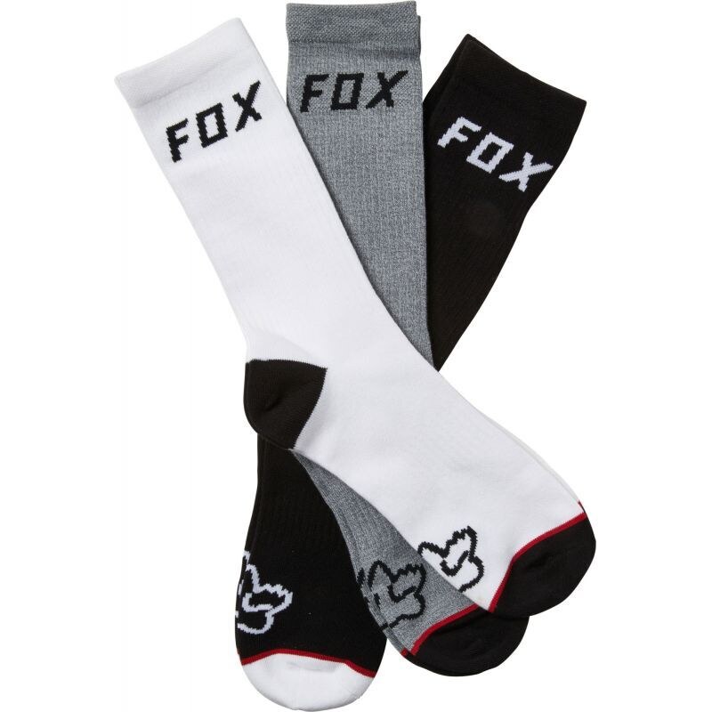 PONOŽKY FOX Fox Crew 3 Pack - bílá -