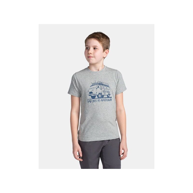 Chlapecké triko Kilpi SALO-JB Světle šedá