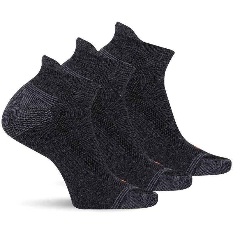 Unisex ponožky Merrell MEA33525T3B2 BLACK RECYCLED EVERYDAY TAB (3 packs)