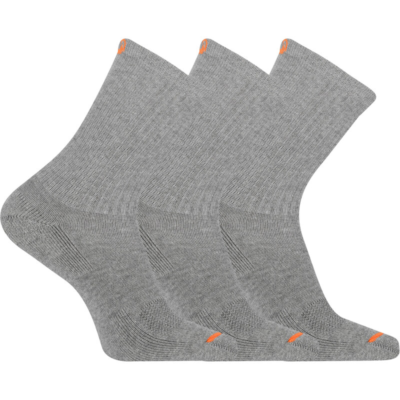 Unisex ponožky Merrell MEA33564C3B2 GRAYH CUSHIONED COTTON CREW (3 packs)