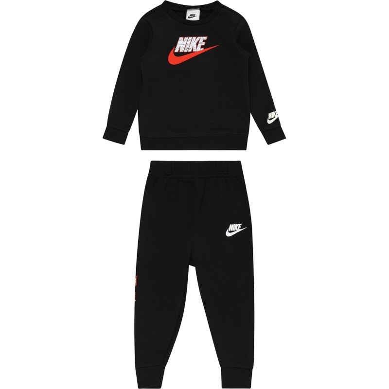 Nike Sportswear Joggingová souprava červená / černá / bílá - GLAMI.cz