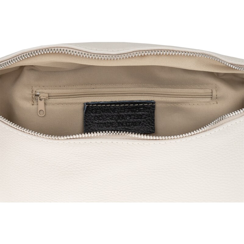 NovaKabelka.cz Kožená kabelka crossbody Reni Grande Beige