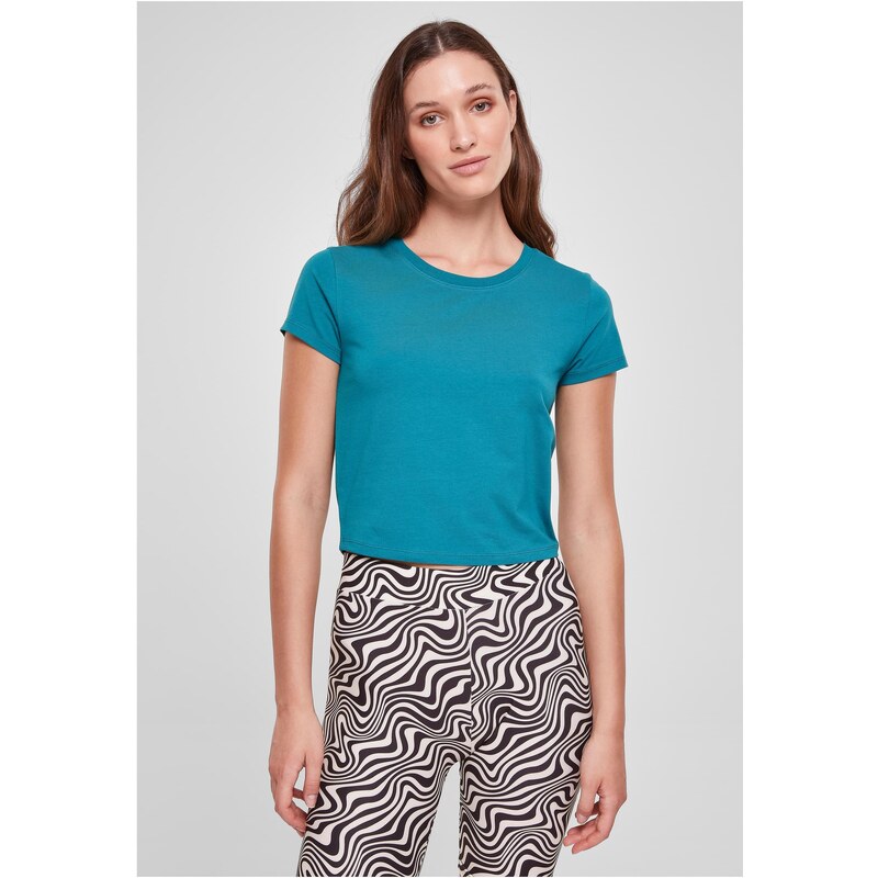 Urban Classics Dámský strečový dres Cropped Tee akvarel
