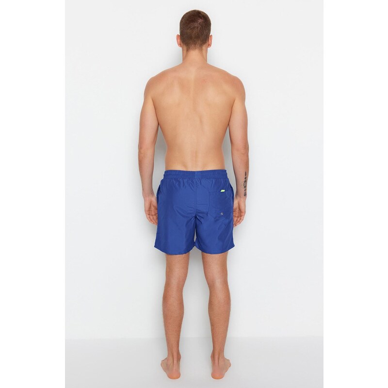 Trendyol Blue Basic Standard Size Marine Shorts