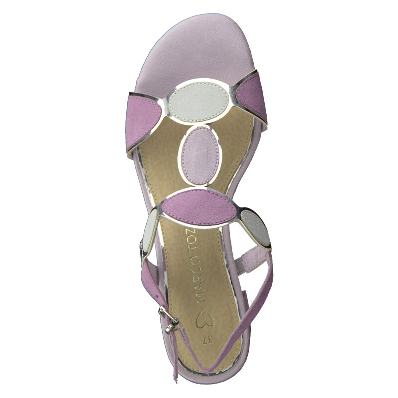 Letní elegantní sandály Marco Tozzi 2-2-28230-20 fialová
