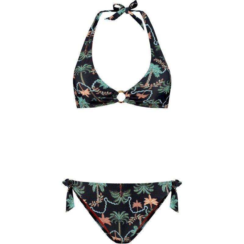 Shiwi Bikiny Caro zelená / nefritová / oranžová / černá 94939865