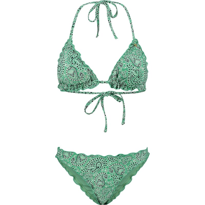 Shiwi Bikiny Liz zelená / černá / offwhite 108898395