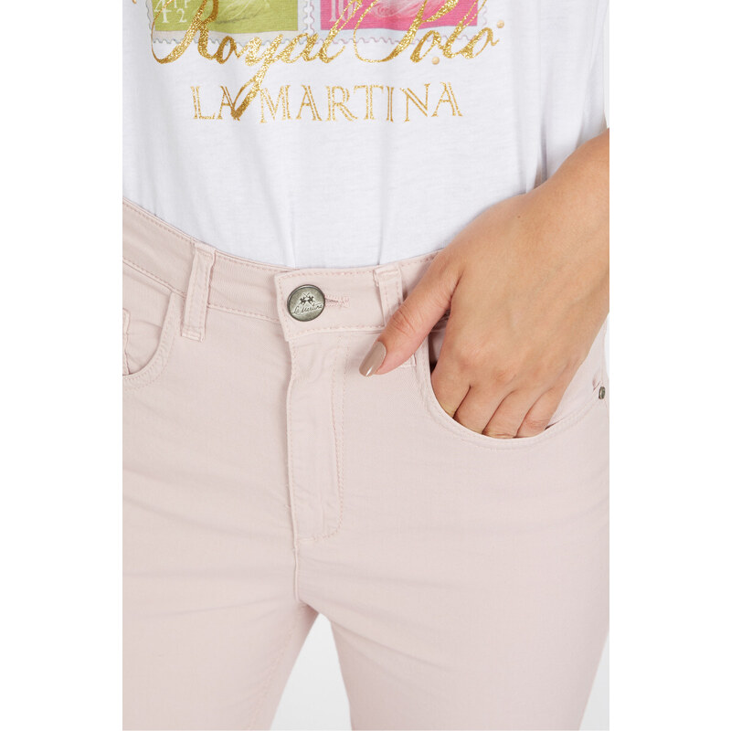 DŽÍNY LA MARTINA WOMAN 5 POCKETS LGT STRETCH TW