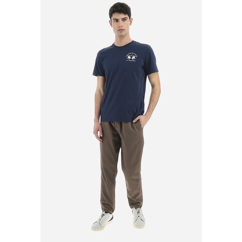 KALHOTY LA MARTINA MAN COTTON LINEN PANTS