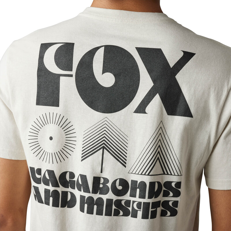 Pánské triko Fox Rockwilder Ss Prem Tee - Vintage White