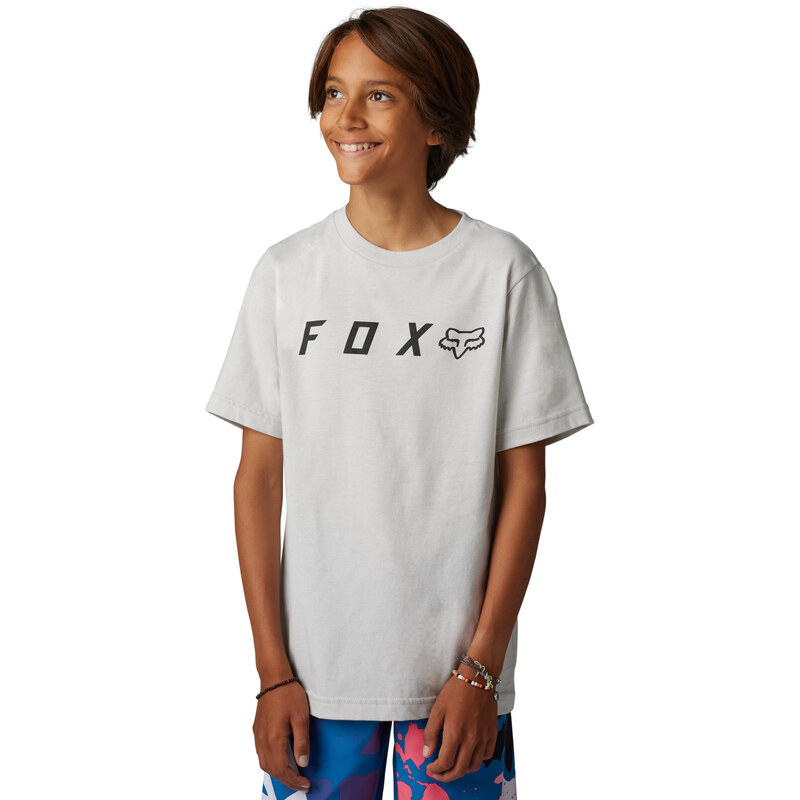 Dětské triko Fox Yth Absolute Ss Tee - Light Grey
