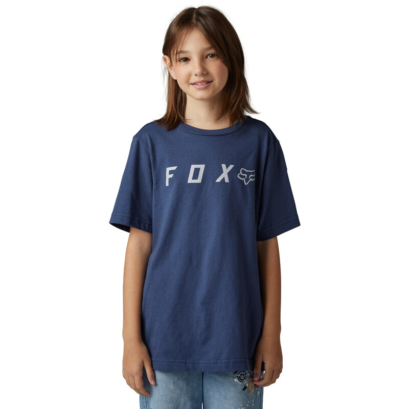 Dětské triko Fox Yth Absolute Ss Tee - Deep Cobalt