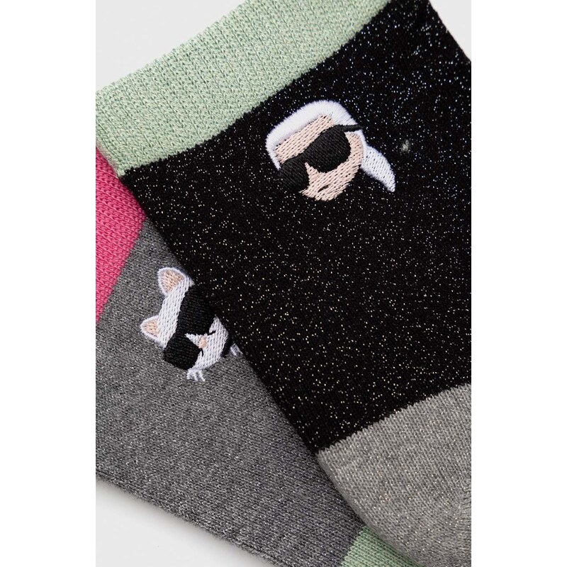 Ponožky Karl Lagerfeld 2-pack dámské