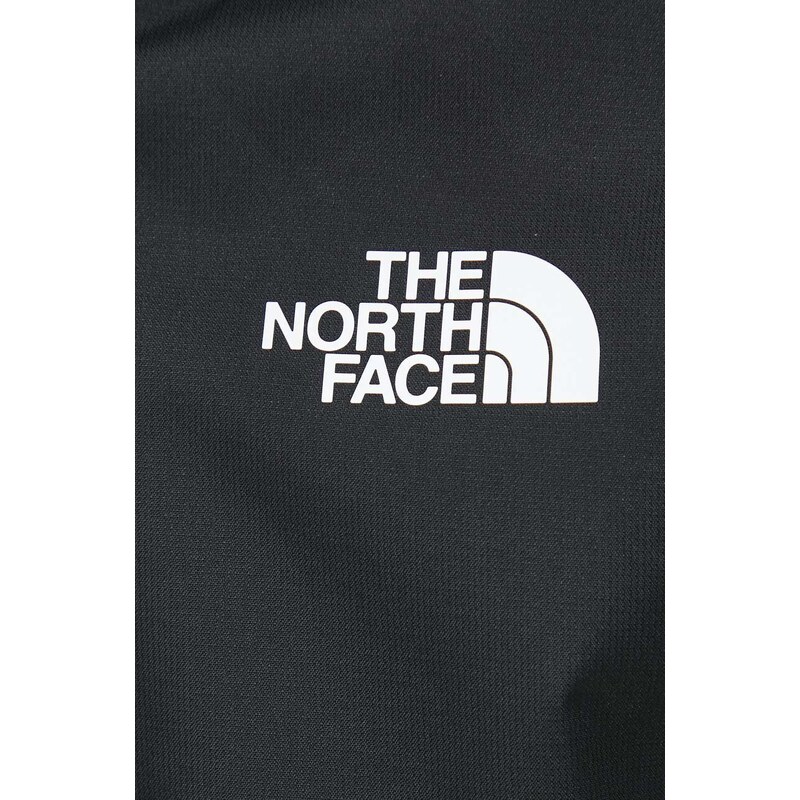Outdoorová bunda The North Face CROPPED QUEST JACKET černá barva, oversize, NF0A55EPJK31