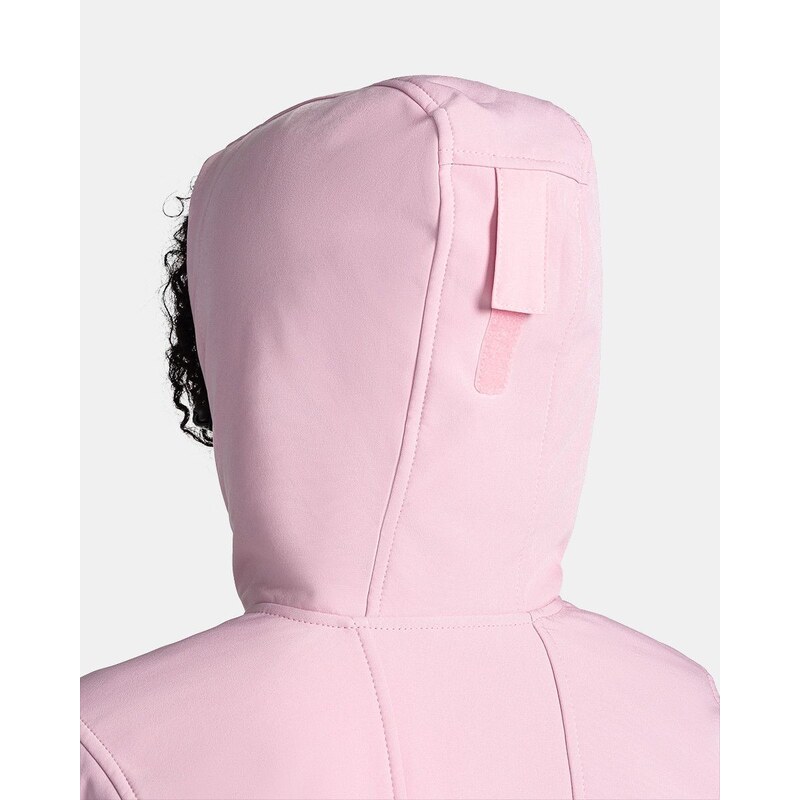 Dámská softshellová bunda Kilpi RAVIA-W světle růžová