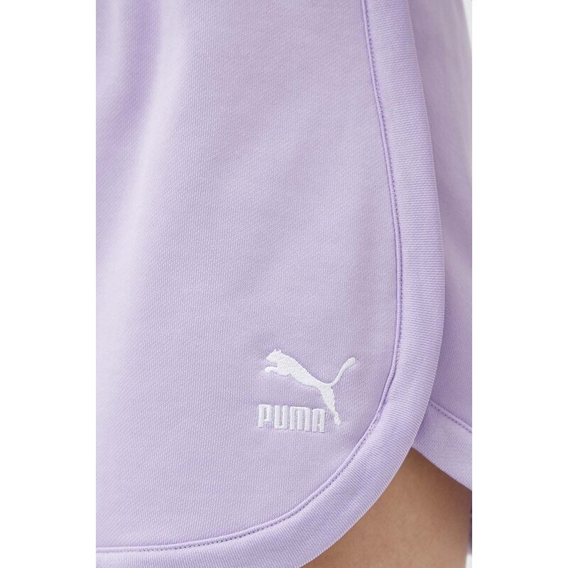 Sukně Puma fialová barva, mini
