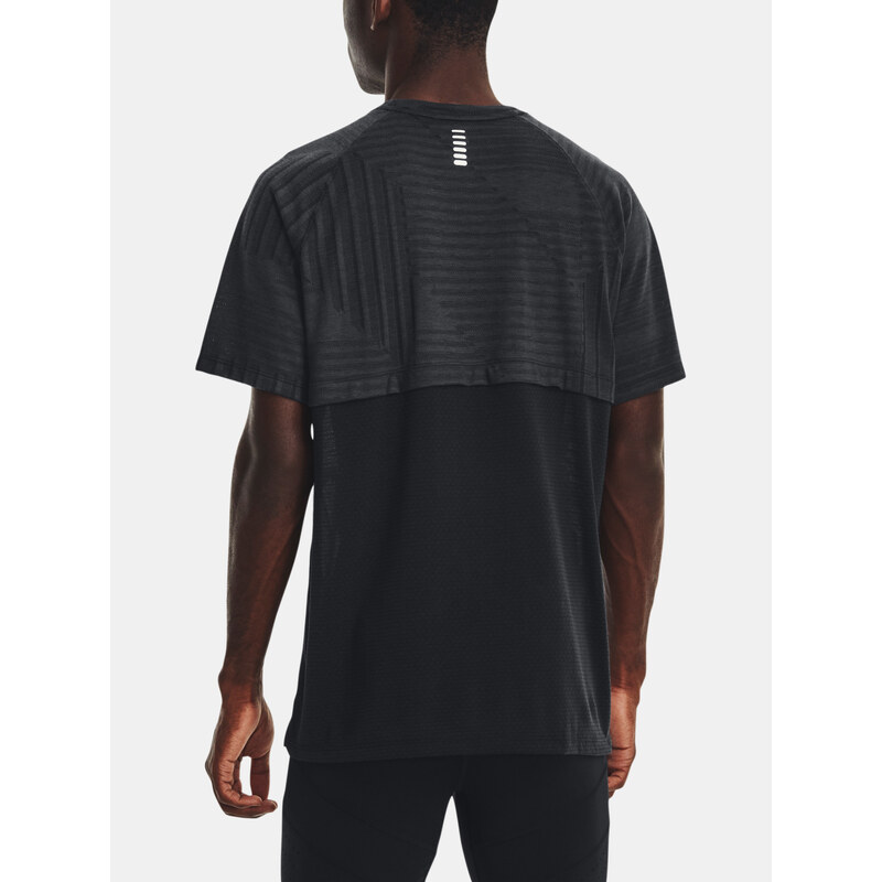 Under Armour Tričko UA STREAKER DECO DIAMOND SS-BLK - Pánské